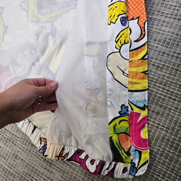 Rugrats Hey Arnold Rocco Windbreaker Jacket Members Only Nickelodeon Y2K Cartoon - Picture 10 of 14